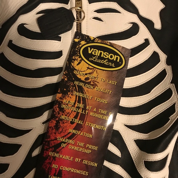 Supreme x Vanson Leather Bones Jacket - Picture 8 of 8